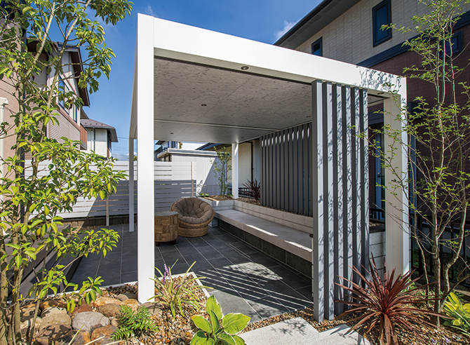 家族と過ごす極上の庭空間イメージ