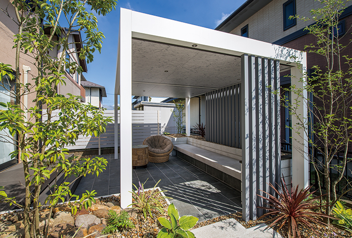 家族と過ごす極上の庭空間イメージ