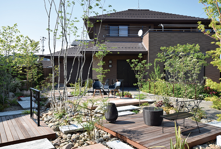 自然と光が繋ぐ庭イメージ