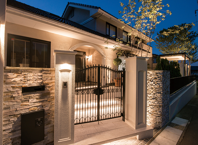 建物と外構とのマリアージュイメージ