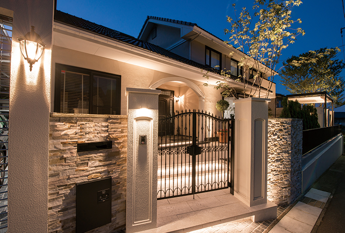 建物と外構とのマリアージュイメージ